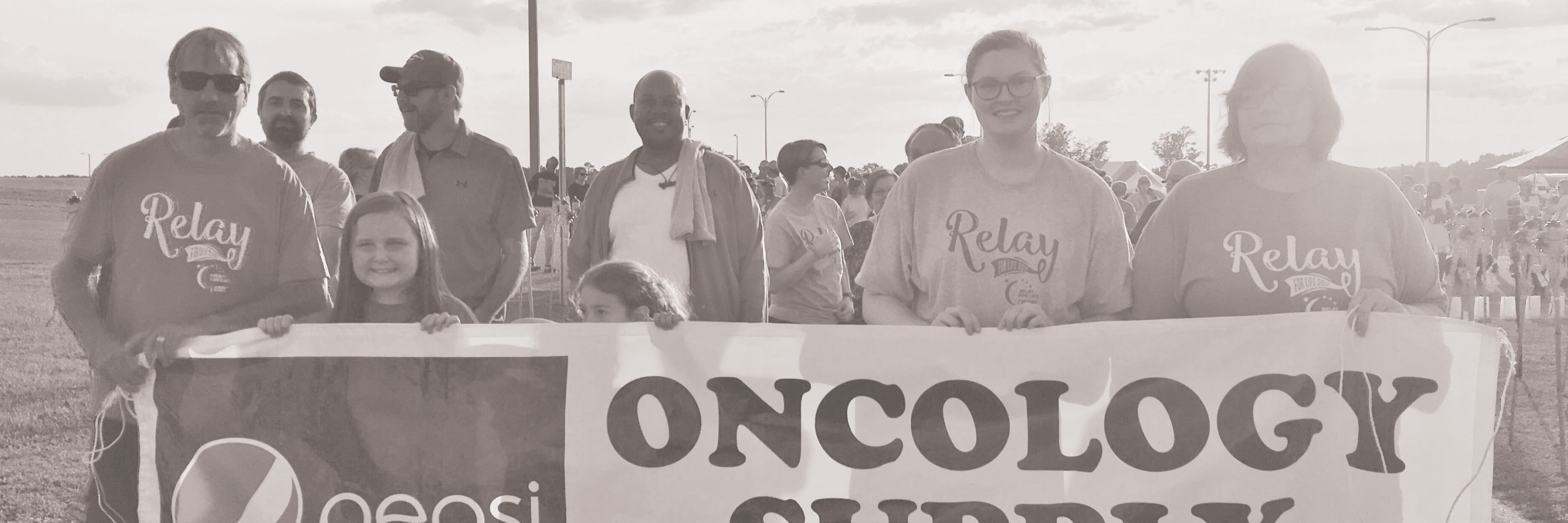 Oncology Supply associates running the Relay For Life